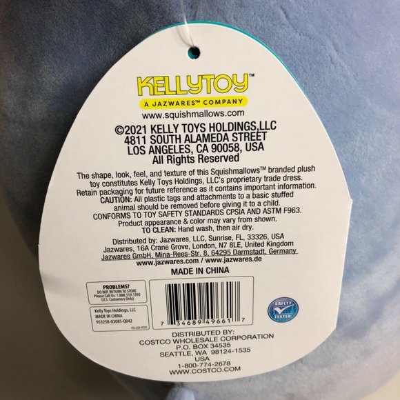 Squishmallow Naomi The Narwhal Plush 16” 2021 Christmas Stuffed Animal Toy New - Picture 3 of 12